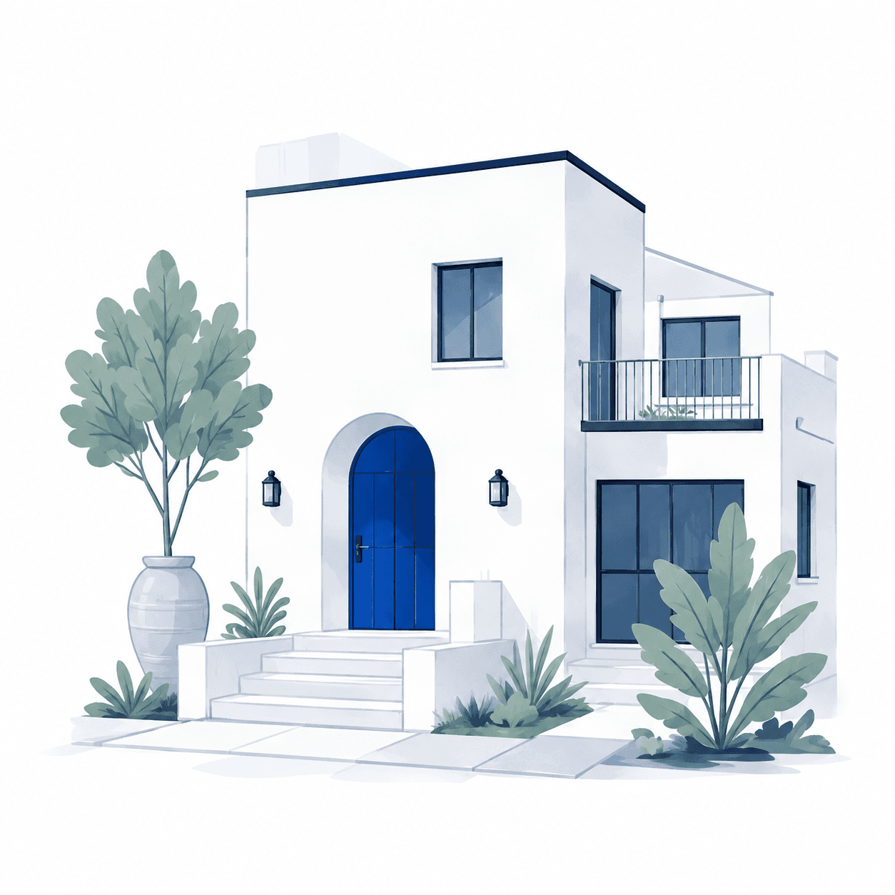 Modern home exterior